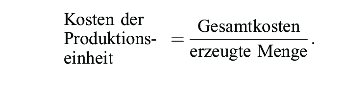 Divisionskalkulation • Definition | Gabler Wirtschaftslexikon